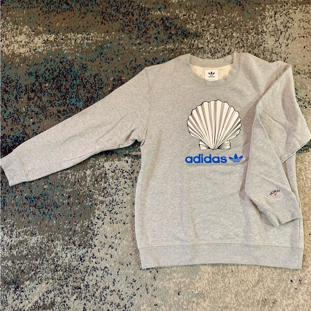 Adidas x Noah NY Crew Neck (gray / medium grey heather)
